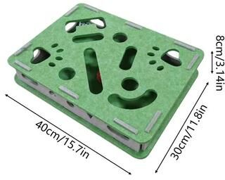 Uplift Essentials 2 in 1 Interactive Scratch Box & Puzzle Station green