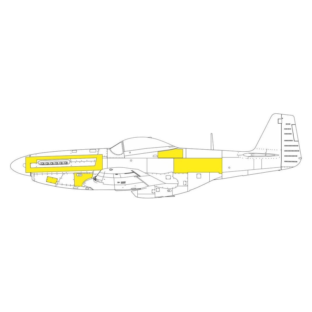 Eduard P-51D surface panels 1/48 (EX953)
