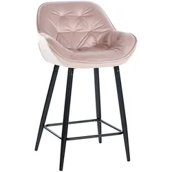 CLP Barhocker Gibson 76 Samt   Farbe: pink