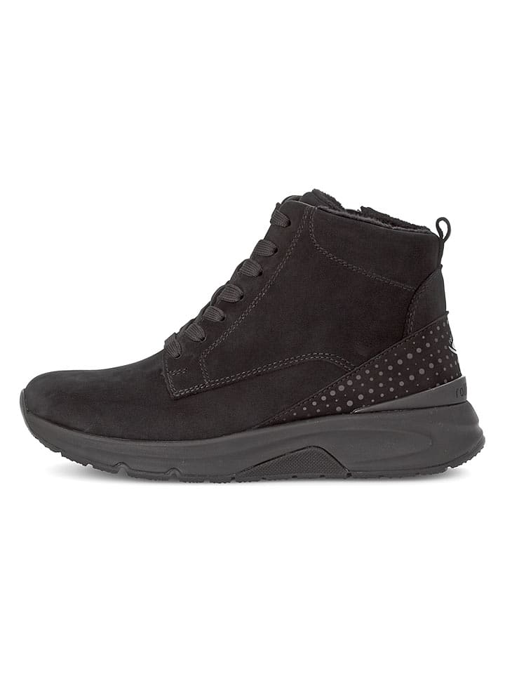 Gabor Leder-Boots in Schwarz - 37
