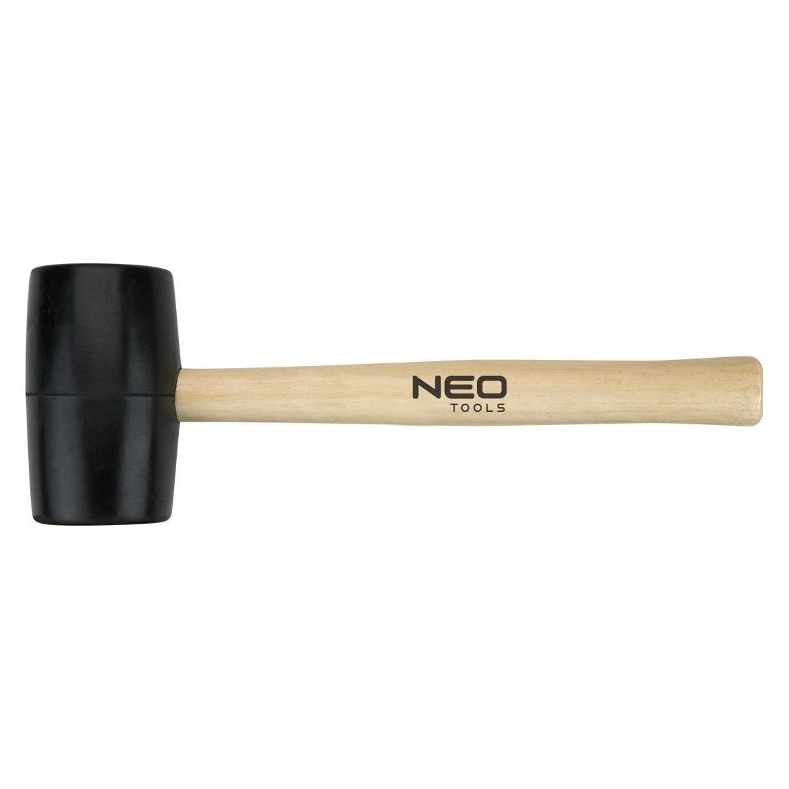 Neo Gummihammer mit Holzgriff 680g 337mm (25-063) (774 g) (TOP-25-063)