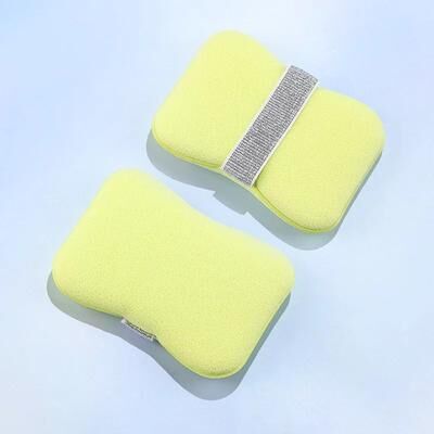 Uplifted Finds Sponge Soap Bag Foaming Net Pouch Exfoliating Body Scrubber green (small Hole)