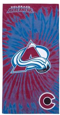 Northwest NHL Colorado Avalanche Pyschedelic Beach Towel 30×60 Inches - 30x60