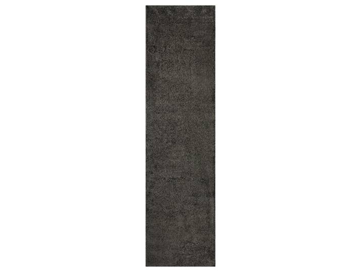 Tapis uni poils anthracite belle densité 80x230