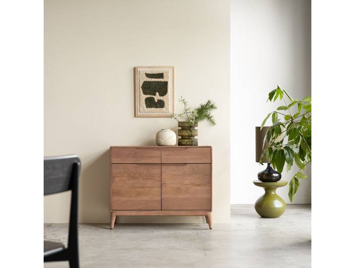 Sideboard aus massivem Mangoholz, 100 cm Gabrielle - Braun - Mango
