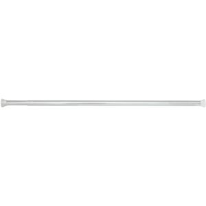 Spirella Duschvorhangstange Teleskop Kreta, 125 - 220 cm, ausziehbar, zum Klemmen, silber