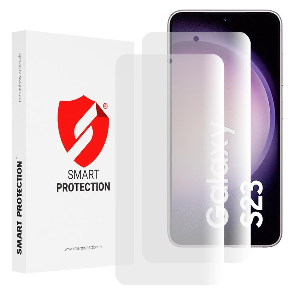 Smart Protection - Premium Classic (2 pack) - Samsung Galaxy S23 - Clear (2 Stk., Samsung Galaxy S23) (56360314)