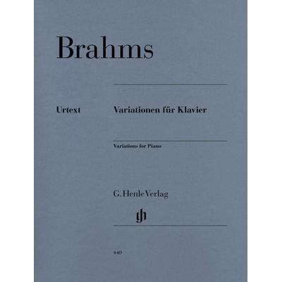 Johannes Brahms - Variationen für Klavier -