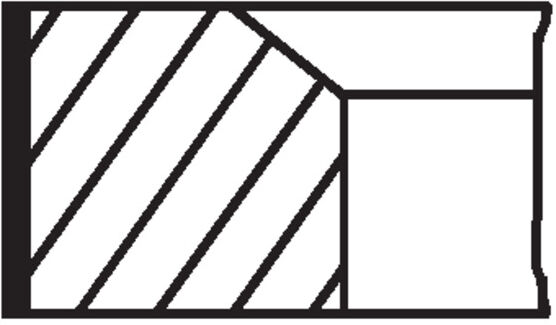 Mahle Kolbenringsatz 021 58 V2