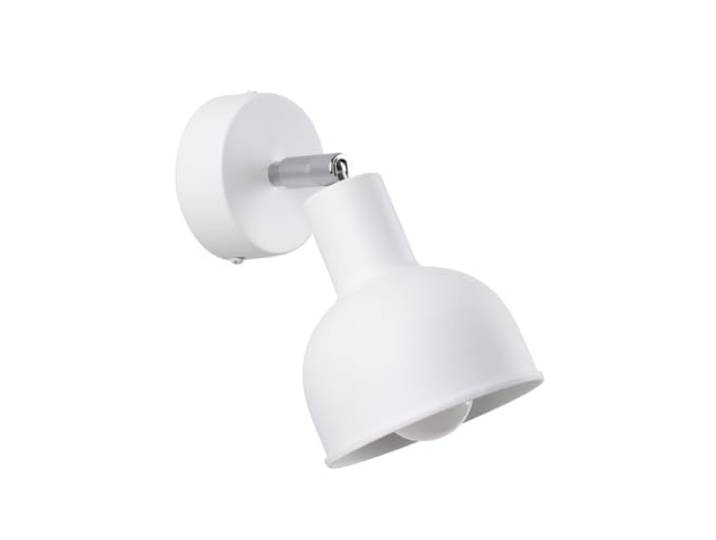 SOLLUX lighting - Elba Wandleuchte - Wandleuchten - Dekorative Lampe - LED Lampe - Geringer Energieverbrauch - Lange Lebensdauer - Attraktives Design - E27, 1x max 15W LED, ~230V, 50Hz - Weiß