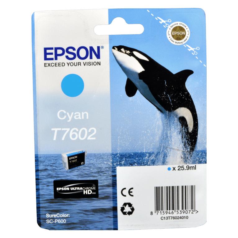 Epson T7602, Ultra Chrome HD (C) (C13T76024010)