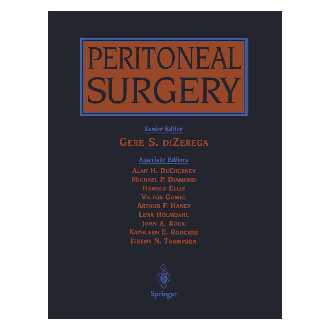 Springer Peritoneal Surgery (Englisch, Softcover, Gere S. DiZerega) (55533250)