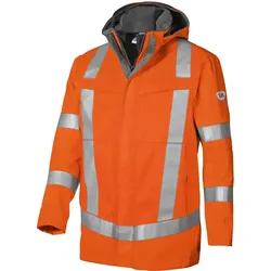 Multinorm Regenjacke "2230-881" Hi-Vis Protect - S - warnorange