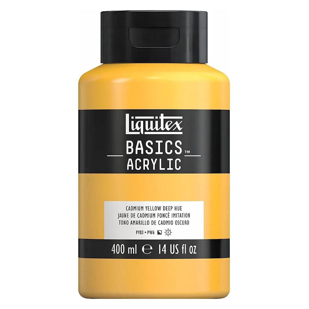Winsor & Newton Basics 400Ml Cadmium Yellow Deep (Imit.) 163 (400 ml) (8870316)