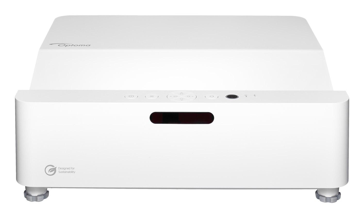 Optoma Deutschland Optoma ZW410UST WXGA DLP Laser Ultra Kurzdistanz Projektor 4000 Lumen HDMI/USB/Klinke/LAN Weiß E9PD7M611EZ1