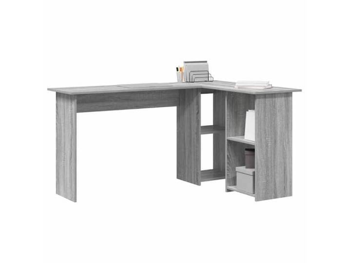 Bureau Gris CLOUD Table à écrire Pour 1 personne Gris Sonoma 142x102x73 cm bois d'ingénierie BBB871