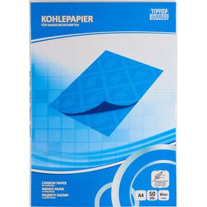 TipTop-Office Durchschreibepapier 403364, A4, blau/violett, für Handdurchschriften, 50 Blatt