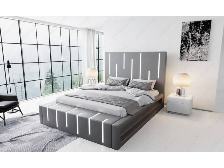 Wasserbett Milona mit LED im Kopf- und Fußteil