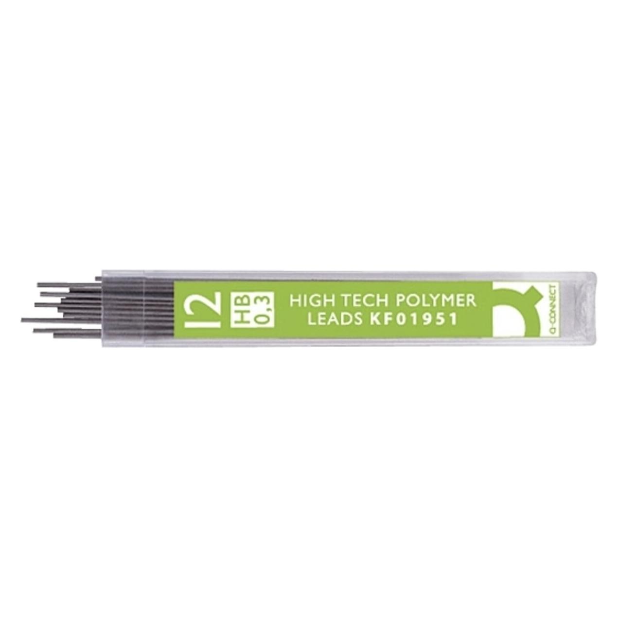 Q-Connect Feinminen 0,3 mm HB (1 Stk., 0.30 mm, HB) (KF01951)