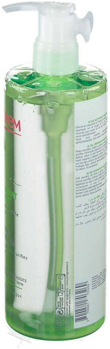 Topicrem AC Reinigingsgel Zuiverend 400ml 400 ml Gel
