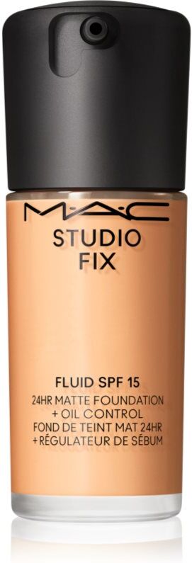 MAC Cosmetics Studio Fix Fluid SPF 15 24HR Matte Foundation + Oil Control Matterende foundation SPF 15 Skygge NC25 30 ml