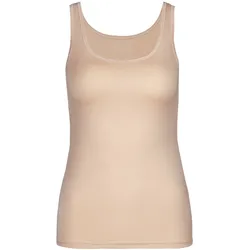 CALIDA Damen Top - Comfort, Unterhemd, Tank Top, Jersey, einfarbig Nude / M (44/46)