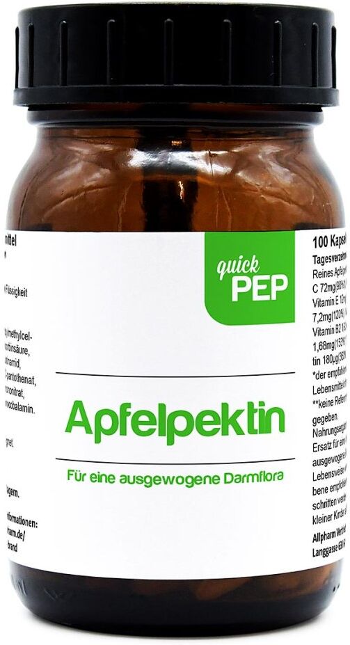 ALLPHARM Quickpep Apfelpektin Kapseln