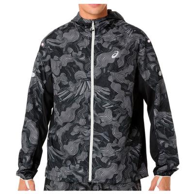Asics - Fujitrail Packable Jacket - Laufjacke Gr XXL grau