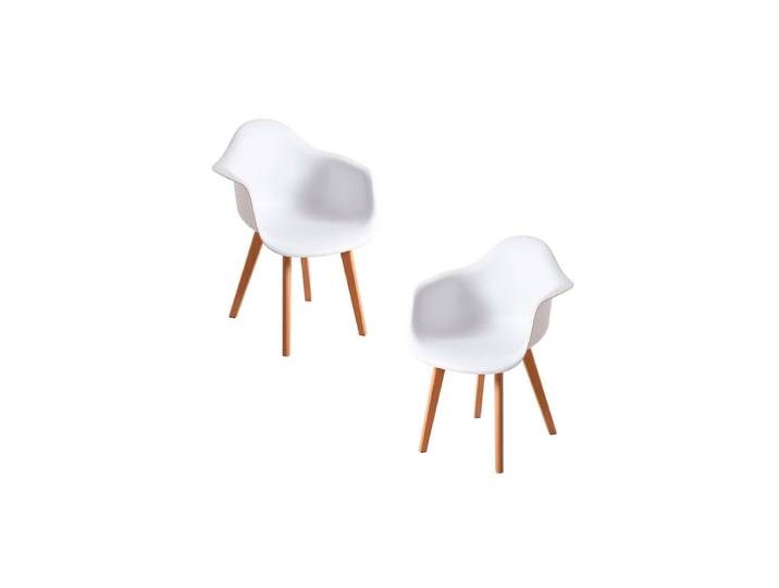 2er Set Belu Stühle - Weiß