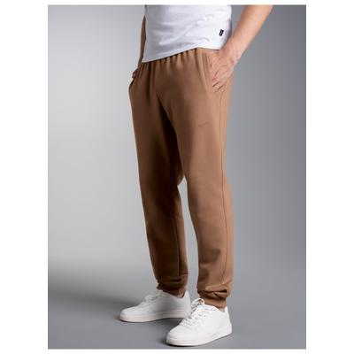 Sweathose TRIGEMA "TRIGEMA Sweathose", Herren, Gr. M, Normalgrößen, haselnuss, Sweatware, 70% Baumwolle, 30% Polyester, Hosen Sweathose