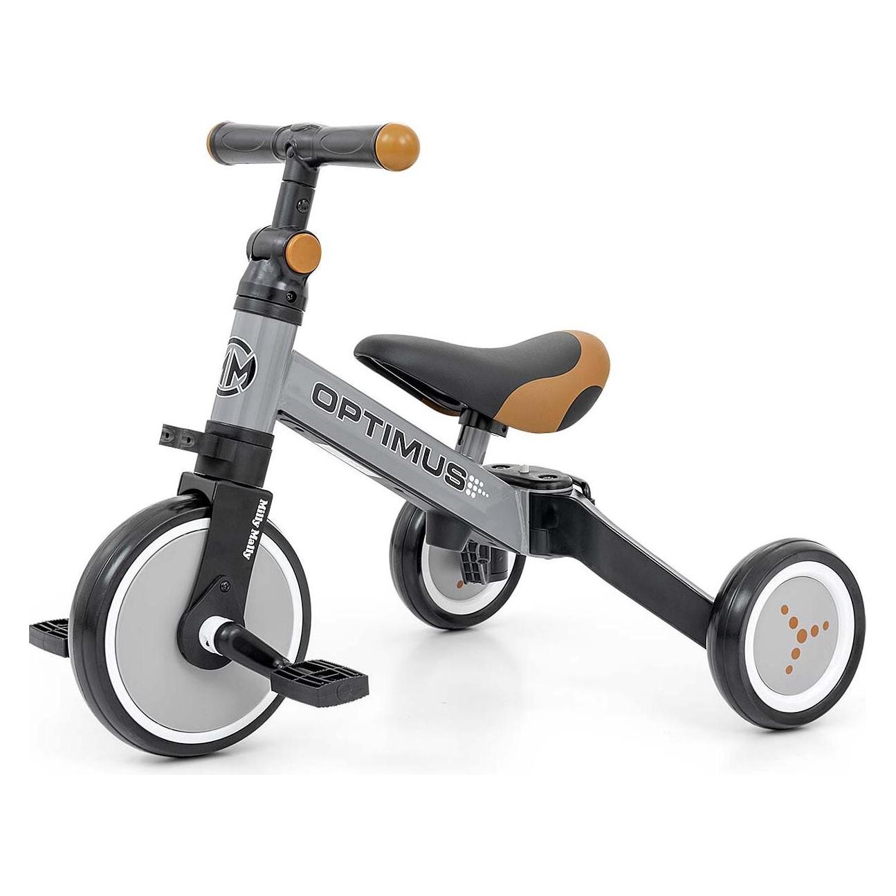 Mally MILLY-MALLY Tricycle 3in1 Optimus Gray # B1 (12") (3968)