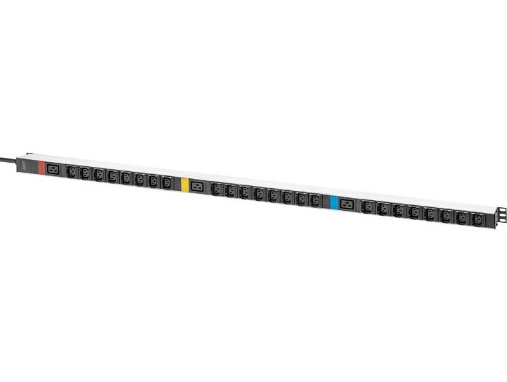 DIGITUS DN-95452 DIGITUS Bâti de prises 19\ pour appareils froids\, 27x\, noir