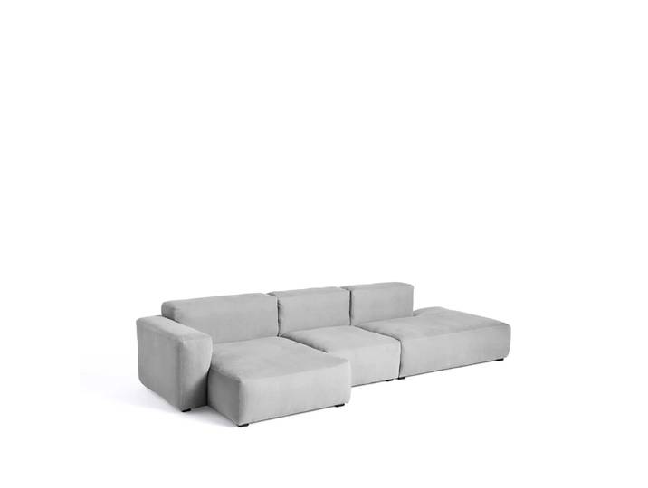 HAY Mags Soft low Modulsofa Stoff Linara 443 Tweed, links