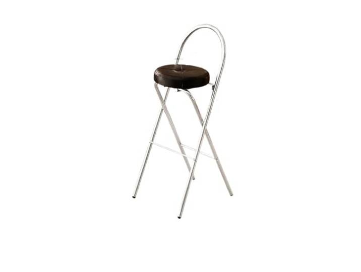Hocker Klappbar Einfacher Barhocker, Hotel-Kassiererstuhl Klappbarer Hochhocker for Salon, Friseursalon, Nagelbarhocker, Möbel(Black 75cm)