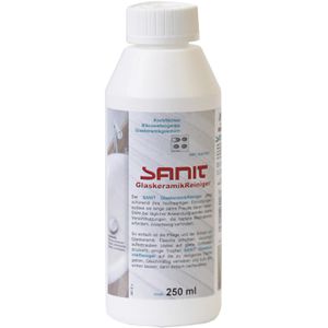 Sanit-Chemie Glaskeramikreiniger, flüssig, für Kochfelder, Geschirr & Geräte, 250ml