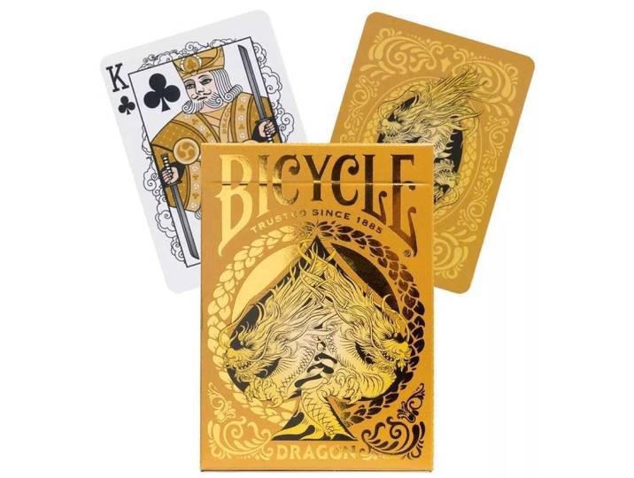 Bicycle Dragon Gold - Pokerkaarten - 88 x 63 mm