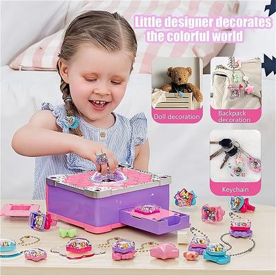 DynamicDeals Magic Sticker Maker Kit For Girls With Jewelry Charms & Creative DIY Book Magic Sticker Maker Kit For Girls With Jewelry Charms & Creative DIY Book