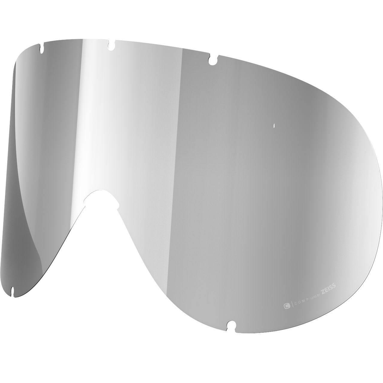 POC Retina Mid/Retina Mid Race Ersatzscheibe clarity highly intense/sunny silver