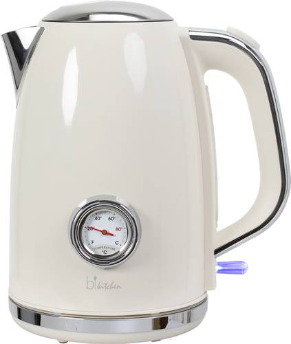 BiKitchen nostalgia 170 Wasserkocher Cremeweiß (glänzend) Fassungsvermögen: 1.7l
