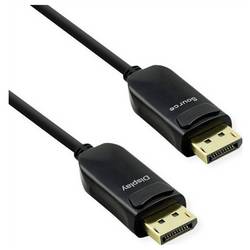 Value DisplayPort Anschlusskabel DisplayPort Stecker, DisplayPort Stecker 30 m Schwarz 14.99.3468 AOC (Aktives optisches Kabel) DisplayPort-Kabel