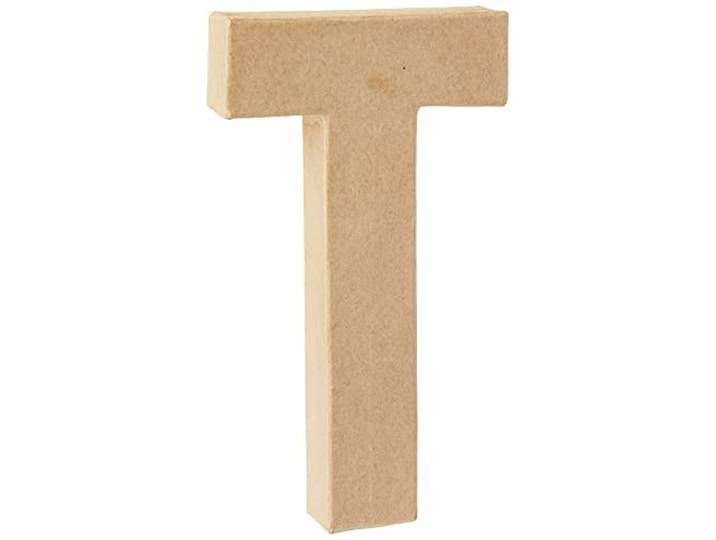 Creativ 26619 papier-maché-getal, 20 cm, 1 stuk, beige