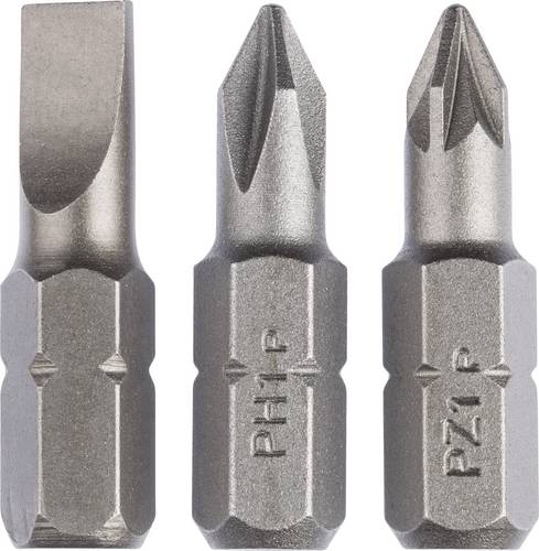 Bosch Accessories 2609255974 Bit-Set 3teilig Schlitz, Kreuzschlitz Phillips, Kreuzschlitz Pozidriv