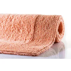 RHOMTUFT Badteppich PRESTIGE/EXQUISIT peach 45 x 60 cm