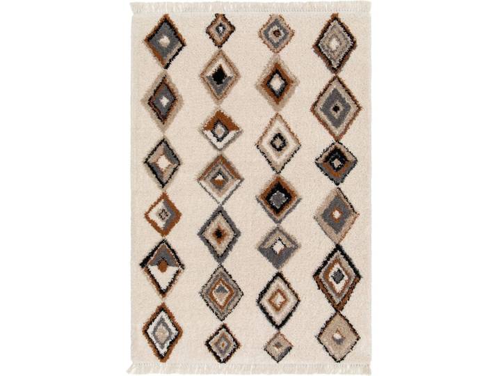 Tapis doux et design style ethnique multicolore 120 x 170 cm