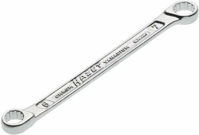 Clé polygonale double 610N-6X7 6 x 7 mm HAZET (610N-6X7)