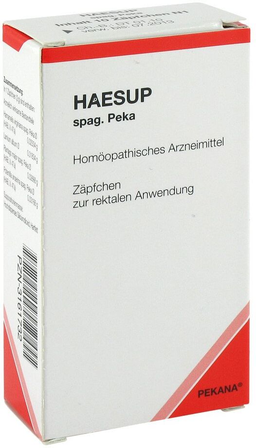 Haesup spag. Peka Suppositorien