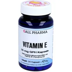 Vitamin E 15 mg Gph Kapseln