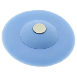 Silikon Abflussstopfen Ø 10 cm blau