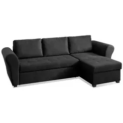 BOOOM Ecksofa Lasse Stoff Graphite