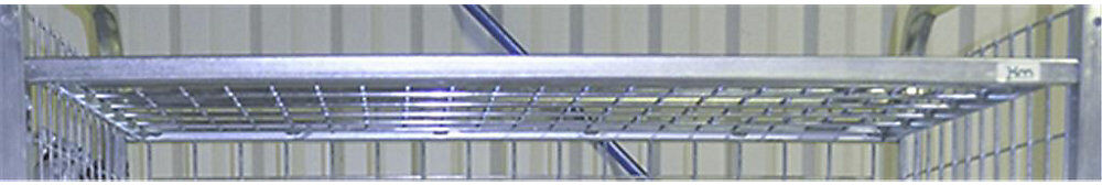 Gitterboden, galvanisch verzinkt, HxBxT 20 x 845 x 615 mm Kongamek